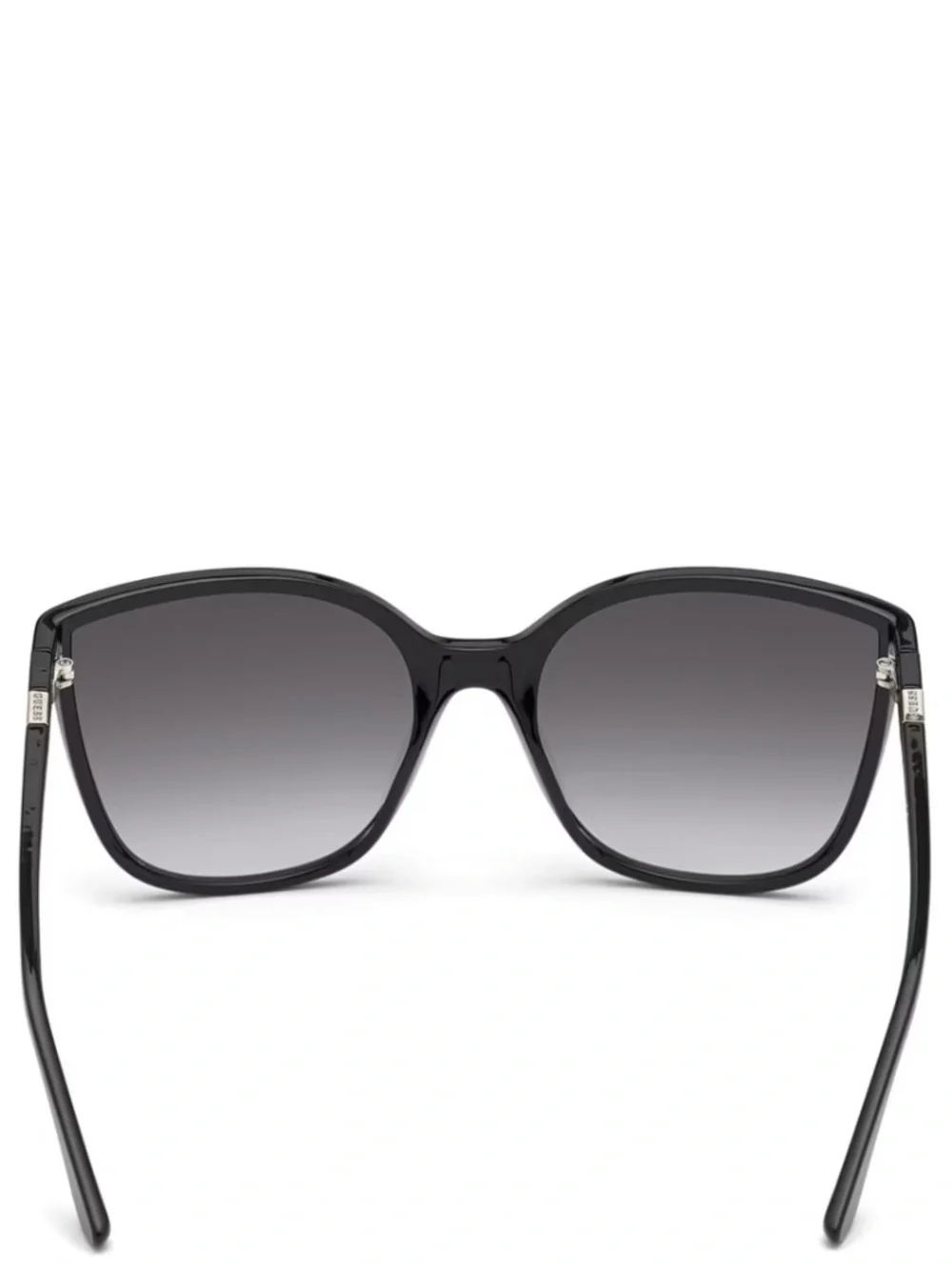 Guess Oversized Cat-Eye Black Sunglasses with Red Case & Cloth